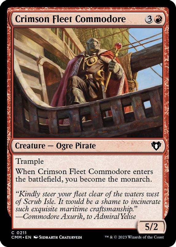 Crimson Fleet Commodore - 211 - Common