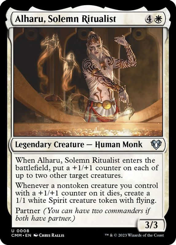 Alharu, Solemn Ritualist - 8 - Uncommon