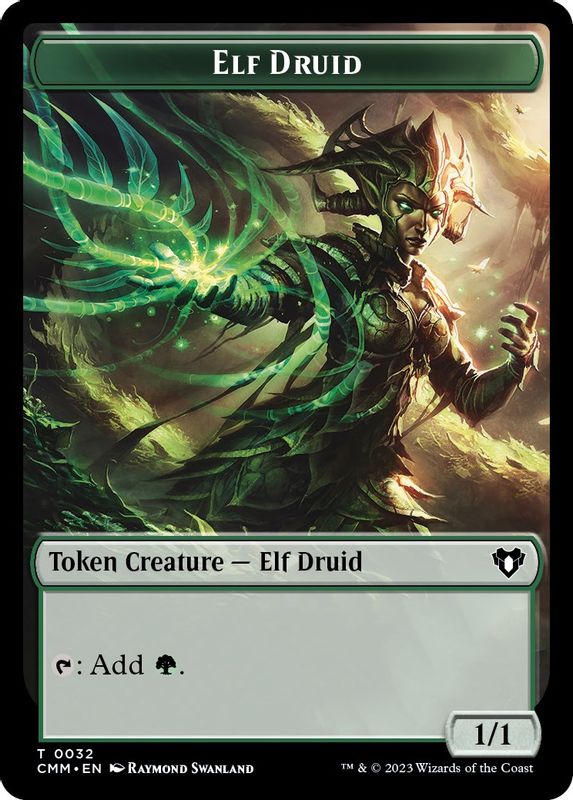 Elf Druid Token - 32 - Token