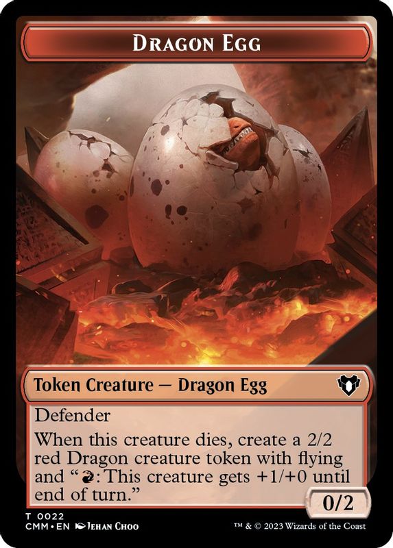 Dragon Egg Token - 22 - Token