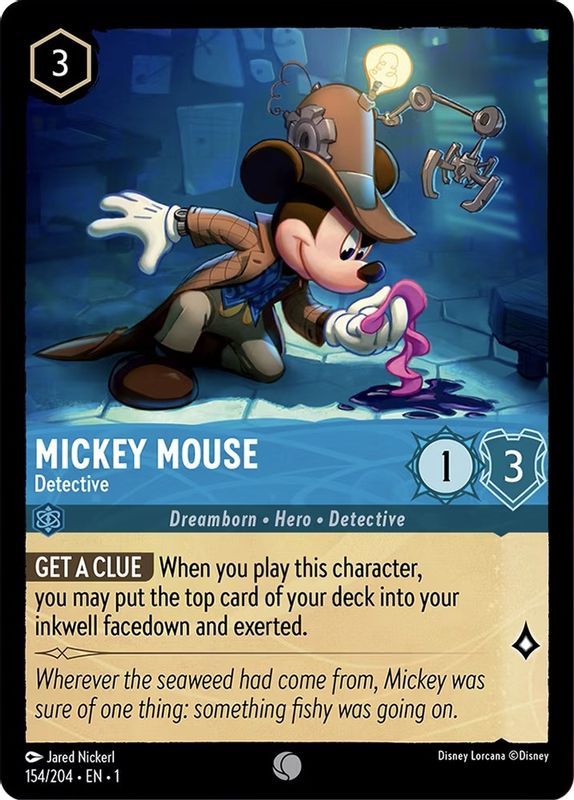 Mickey Mouse - Detective - 154/204 - Common