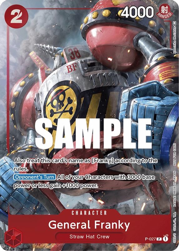 General Franky (Event Pack Vol. 2) - P-027 - Promo