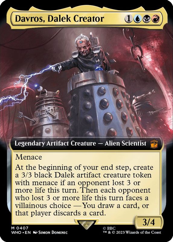 Davros, Dalek Creator (Extended Art) - 407 - Mythic