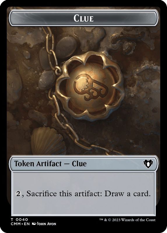 Clue // Satyr Double-Sided Token - 40 // 29 - Token