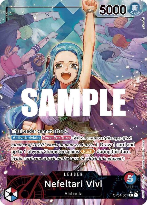 Nefeltari Vivi (Alternate Art) - OP04-001 - Leader