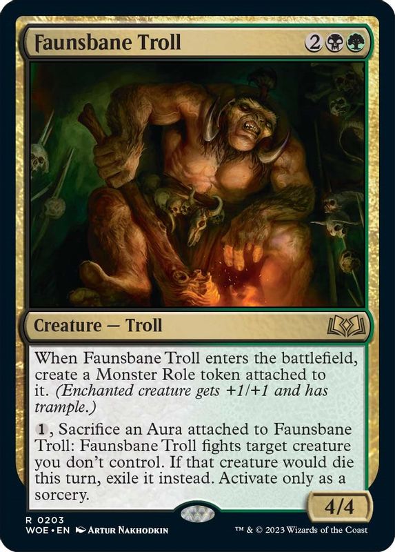 Faunsbane Troll - 203 - Rare