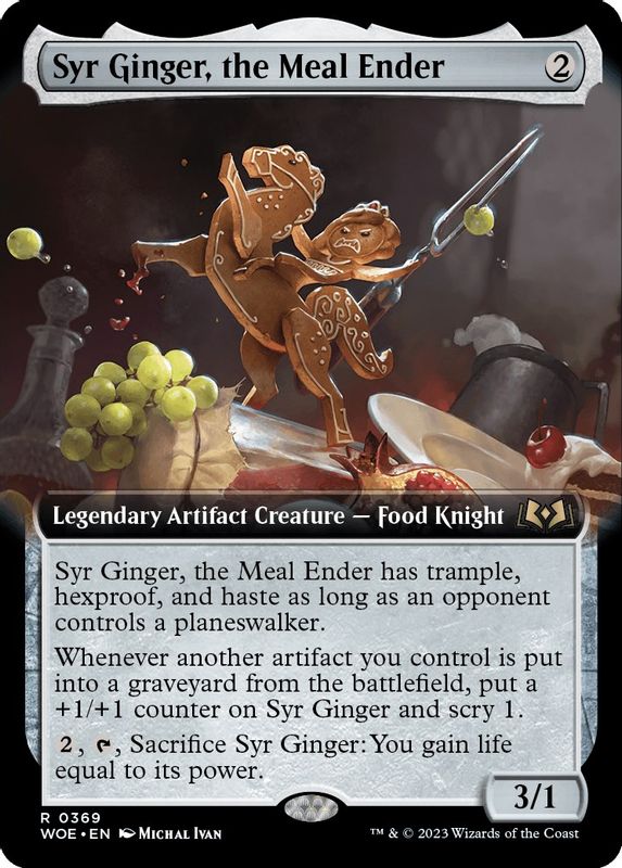 Syr Ginger, the Meal Ender (Extended Art) - 369 - Rare