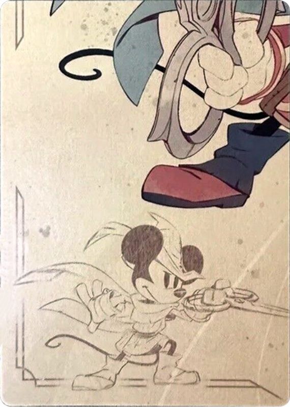 Mickey Mouse - Brave Little Tailor Puzzle Insert (Bottom Left) - None