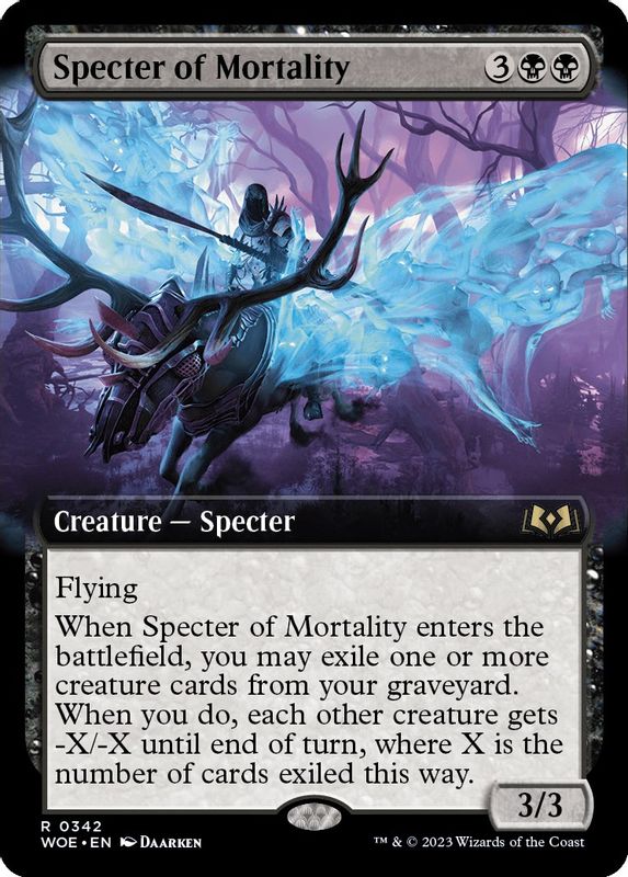 Specter of Mortality (Extended Art) - 342 - Rare