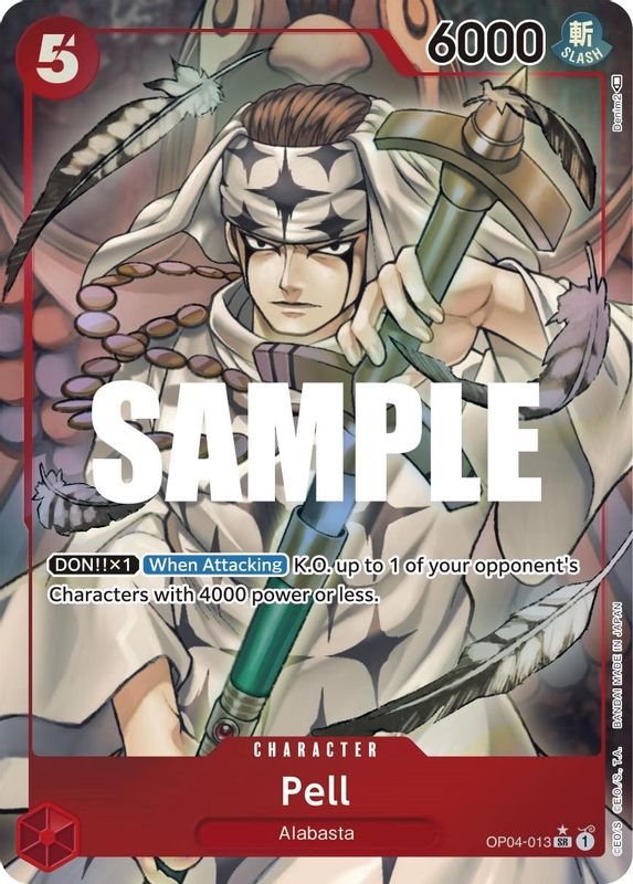 Pell (Alternate Art) - OP04-013 - Super Rare