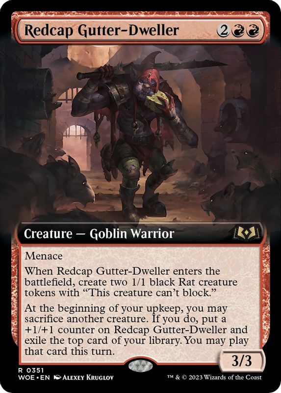 Redcap Gutter-Dweller (Extended Art) - 351 - Rare