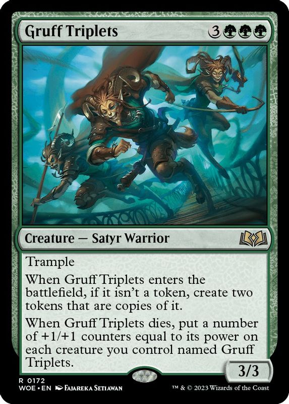 Gruff Triplets - 172 - Rare