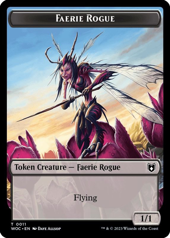 Faerie Rogue (0011) // Pirate Double-Sided Token - 11 // 12 - Token