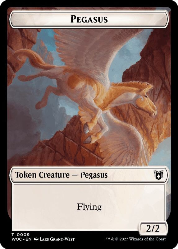 Pegasus // Saproling Double-Sided Token - 9 // 15 - Token