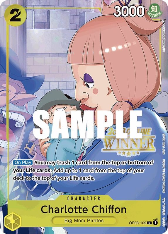 Charlotte Chiffon (Offline Regional 2023) [Winner] - OP03-109 - Promo