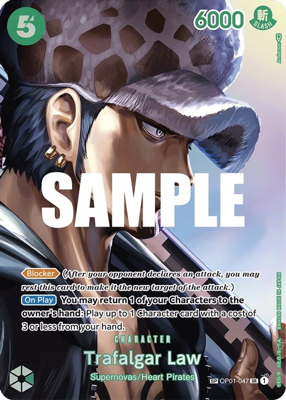 Trafalgar Law (SP) - OP01-047 - Super Rare