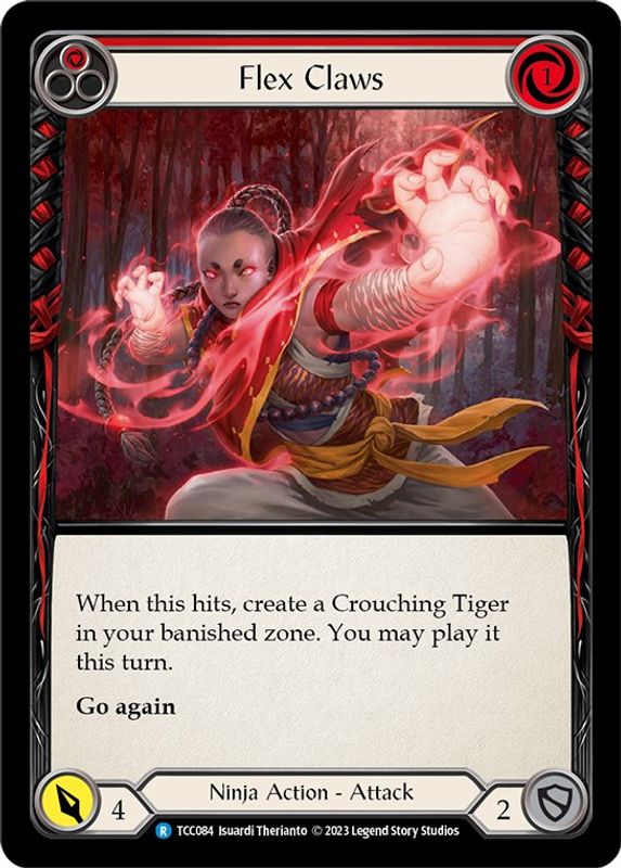 Flex Claws (Red) - TCC084 - Rare