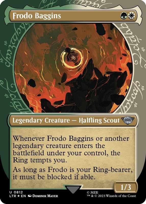 Frodo Baggins (Showcase) (Surge Foil) - 812 - Uncommon