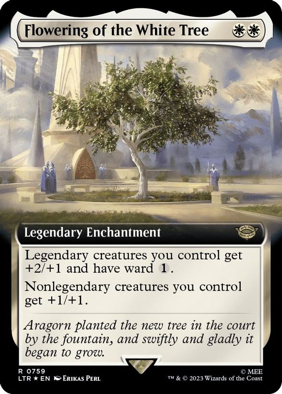 Flowering of the White Tree (Extended Art) (Surge Foil) - 759 - Rare