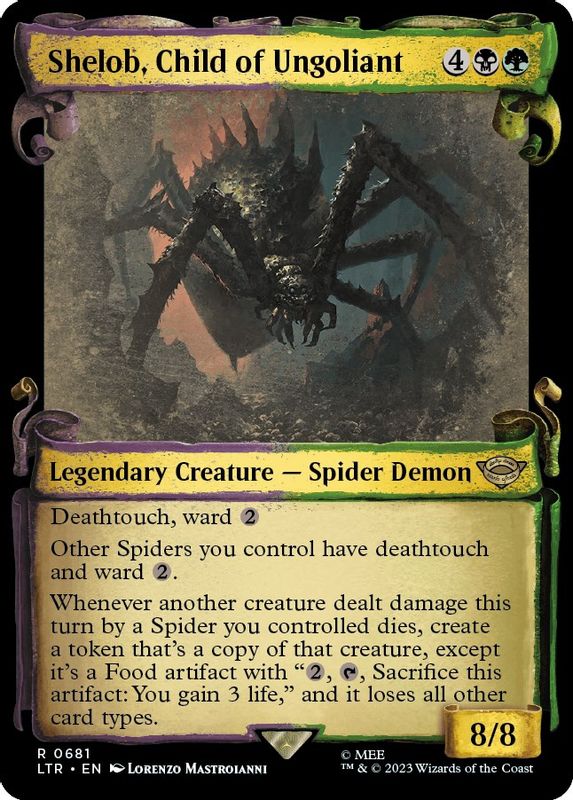 Shelob, Child of Ungoliant (Showcase Scrolls) - 681 - Rare