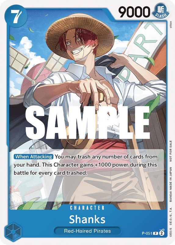 Shanks (Sealed Battle Kit Vol. 1) - P-051 - Promo