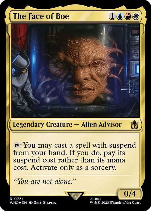 The Face of Boe (Surge Foil) - 731 - Rare