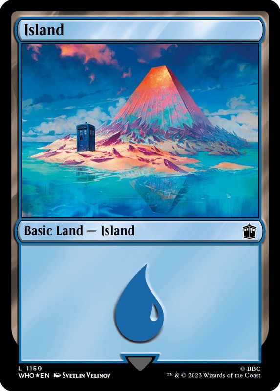 Island (1159) (Surge Foil) - 1159 - Land