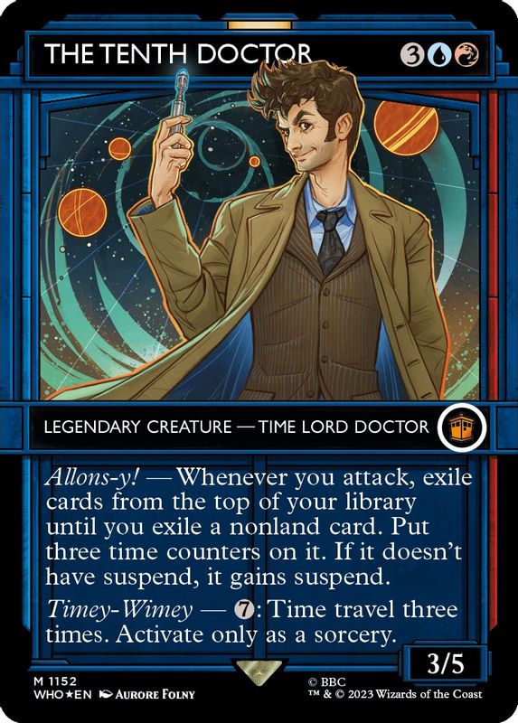 The Tenth Doctor (Showcase) (Surge Foil) - 1152 - Mythic