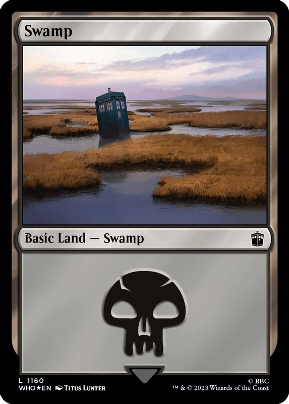 Swamp (1160) (Surge Foil) - 1160 - Land