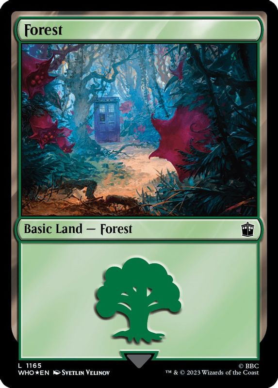 Forest (1165) (Surge Foil) - 1165 - Land