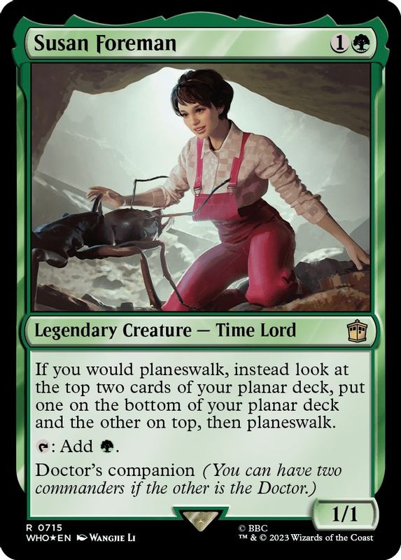 Susan Foreman (Surge Foil) - 715 - Rare