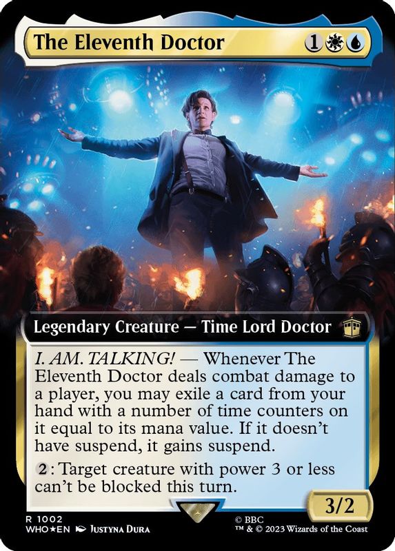 The Eleventh Doctor (Extended Art) (Surge Foil) - 1002 - Rare