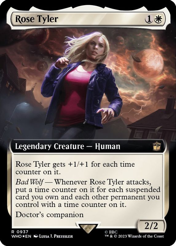 Rose Tyler (Extended Art) (Surge Foil) - 937 - Rare