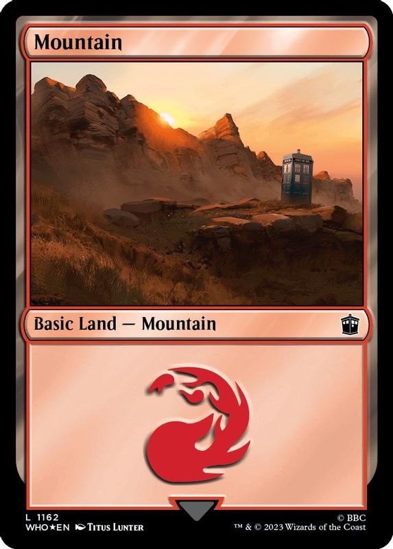 Mountain (1162) (Surge Foil) - 1162 - Land