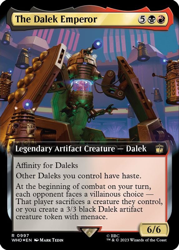 The Dalek Emperor (Extended Art) (Surge Foil) - 997 - Rare