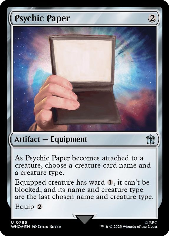 Psychic Paper (Surge Foil) - 786 - Uncommon