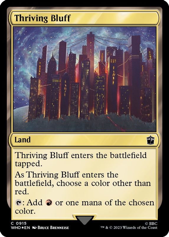 Thriving Bluff (Surge Foil) - 915 - Common