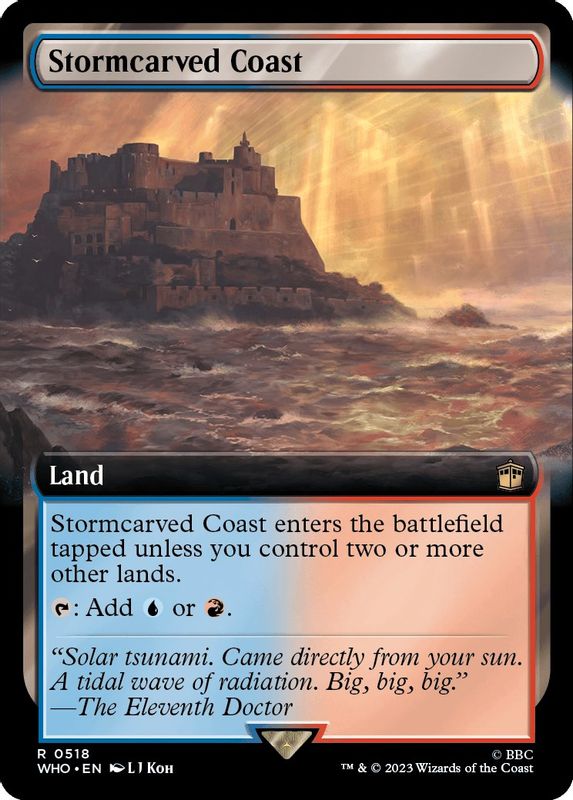 Stormcarved Coast (Extended Art) - 518 - Rare