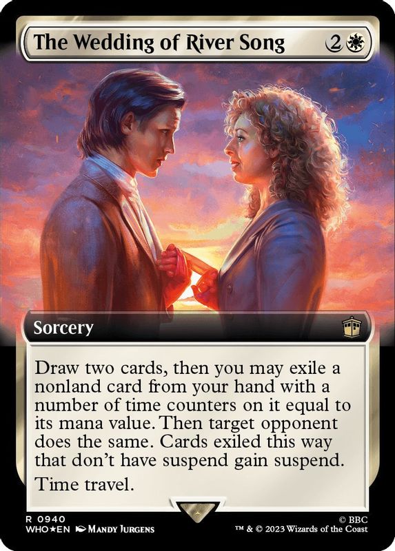 The Wedding of River Song (Extended Art) (Surge Foil) - 940 - Rare