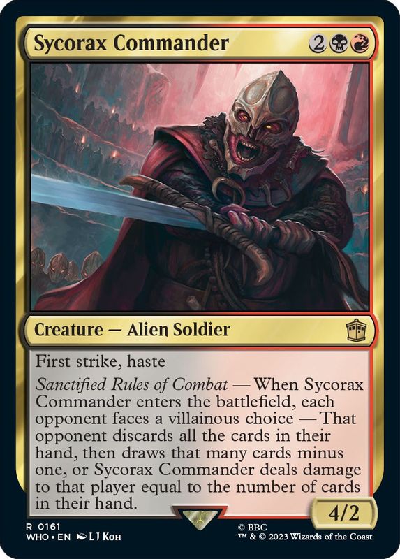 Sycorax Commander - 161 - Rare