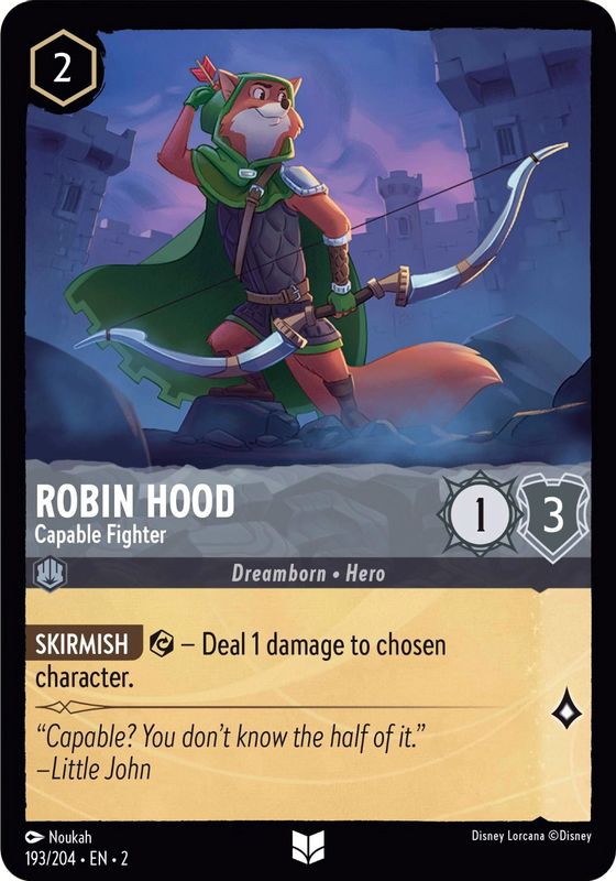 Robin Hood - Capable Fighter - 193/204 - Uncommon