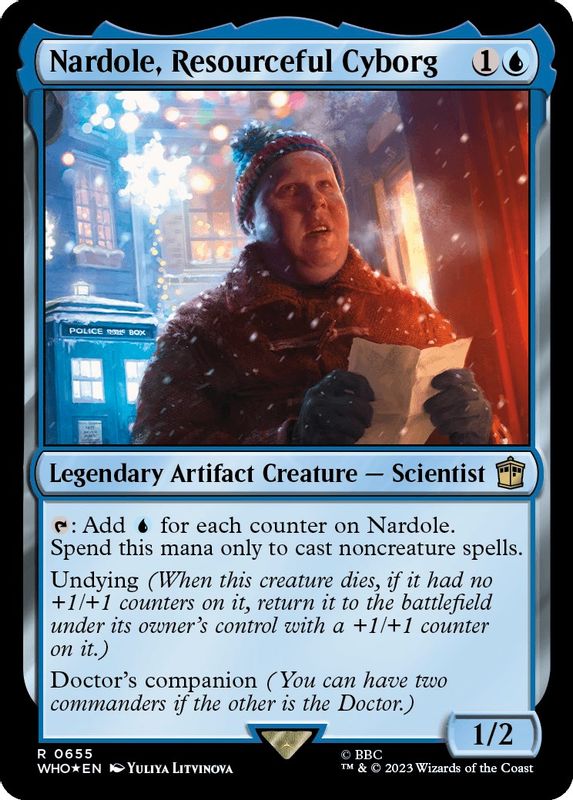 Nardole, Resourceful Cyborg (Surge Foil) - 655 - Rare