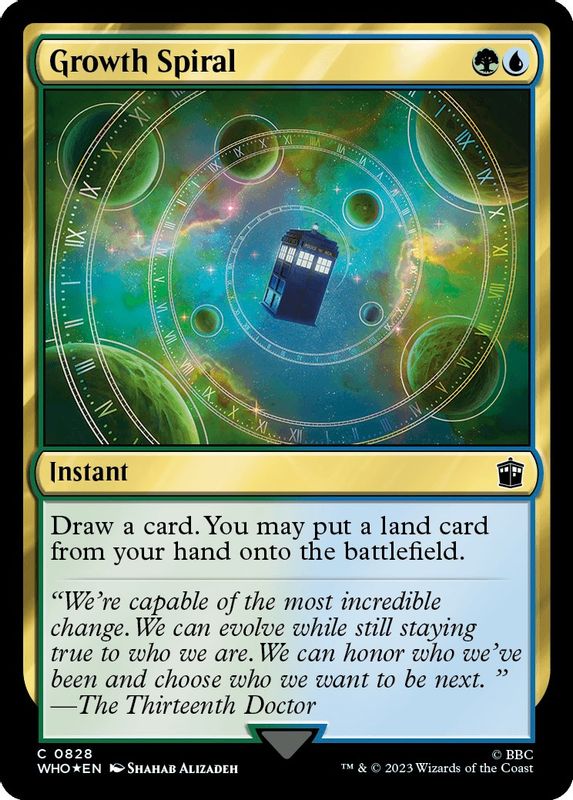 Growth Spiral (Surge Foil) - 828 - Common