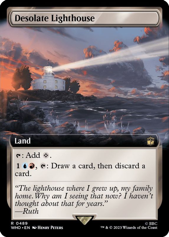 Desolate Lighthouse (Extended Art) - 489 - Rare