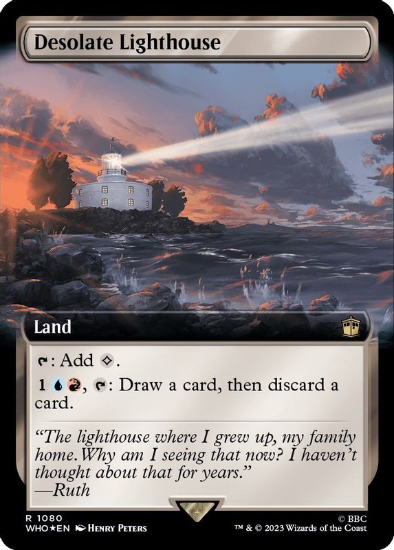 Desolate Lighthouse (Extended Art) (Surge Foil) - 1080 - Rare