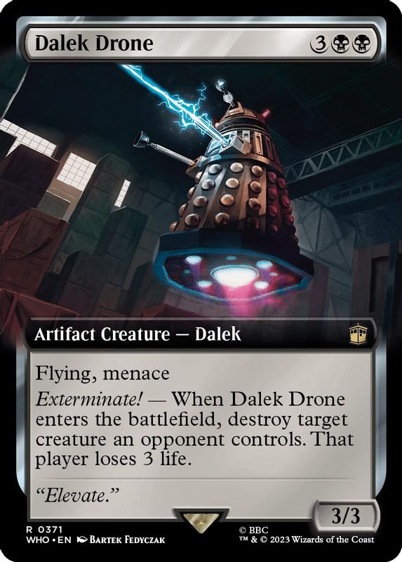 Dalek Drone (Extended Art) - 371 - Rare