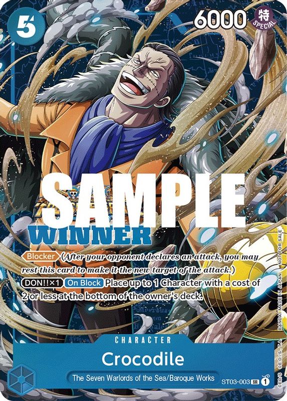 Crocodile (Winner Pack Vol. 5) - ST03-003 - Super Rare