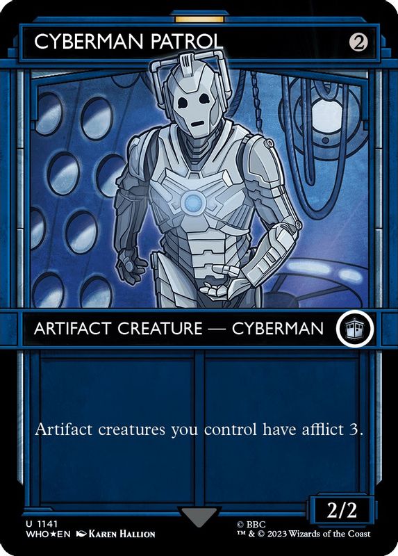 Cyberman Patrol (Showcase) (Surge Foil) - 1141 - Uncommon