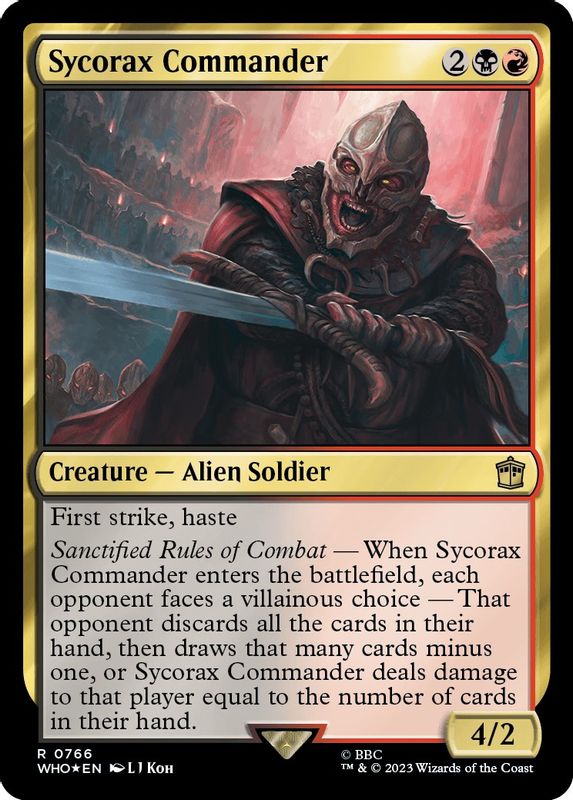 Sycorax Commander (Surge Foil) - 766 - Rare