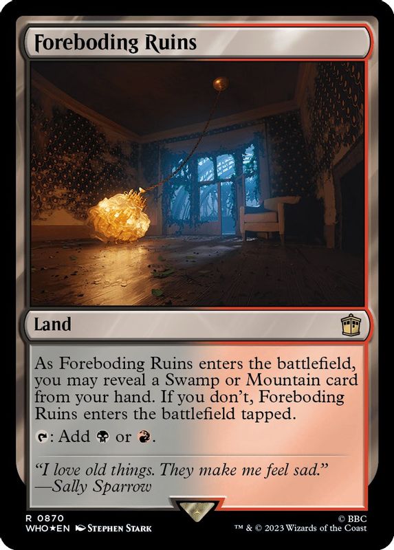 Foreboding Ruins (Surge Foil) - 870 - Rare